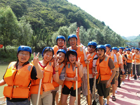 2009年员工出游活动——豫西大峡谷漂流(图3)